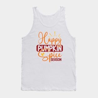 Happy Pumpkin Spice Season | Autumn Season Tank Top